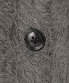 UNFILO L ナイロンシャギー カーディガン ベスト