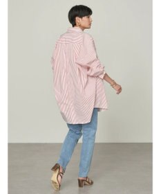 AMERICAN HOLIC イージーケアバックオープンシャツチュニック