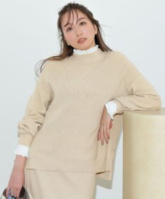 ANY SIS CICA加工 ビューティ畔ボトルネック ニット