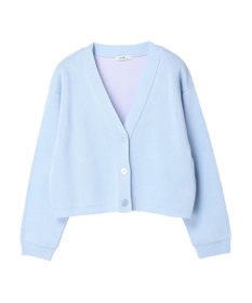 earth music&ecology バイカラースポンディッシュカーディガン