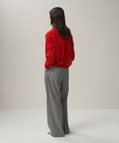 ATON MERINO COLLEGE KNIT | Vネックセーター