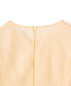 BEIGE， AMARYLLIS / シアー 切り替えフレアブラウス