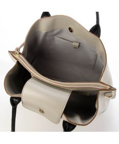 UNBILLION perche ゴートユーティリティヒネリかぶせA4トート