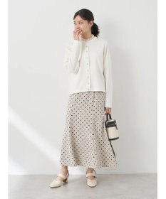 earth music&ecology パールスナップボタンカーディガン