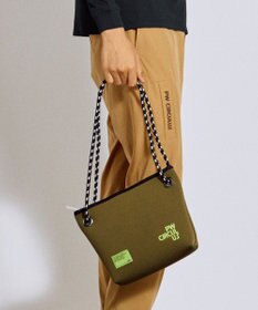 PW CIRCULUS 【25秋冬新色追加！】PW ロゴサコッシュ カートバッグ ゴルフ カーキ系