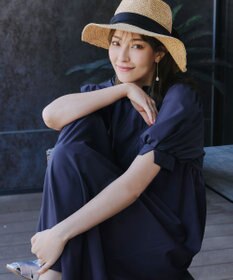 Tiaclasse 【洗える】ボリュームパフスリーブピンタックワンピース