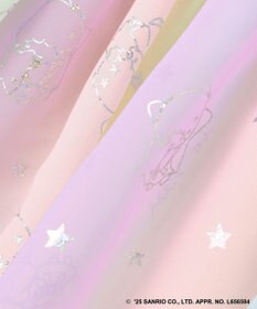 ANY KIDS 【any FAM× リトルツインスターズ 】キキ＆ララ シフォンスカート