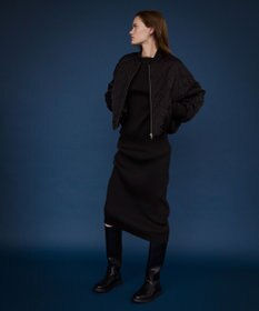 NAVE 【ReNAVE・洗える】スポンディッシュワイドリブワンピース