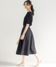 組曲 L 5分袖ニットＴシャツ