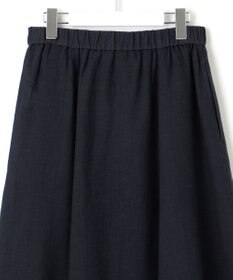 23区 【洗える】LIBECO フレア ロングスカート