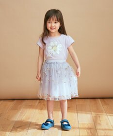 ANY KIDS シャラシャラビーズ Ｔシャツ