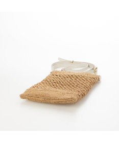 UNBILLION ペルケ perche / マダガスカルラフィア×姫路レザーミニショルダー