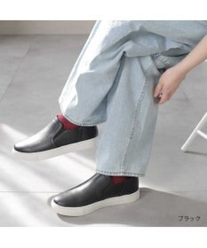 Pointer 本革スライドオンスリッポン