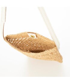 UNBILLION ペルケ perche / マダガスカルラフィア×姫路レザーミニショルダー