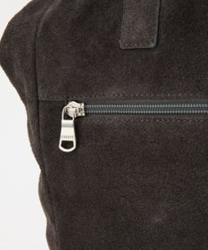 russet ステンシルデザインスエード2WAYトートバッグ(CE-1639)