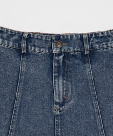 WEGO デニムフレアミニスカート