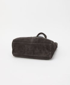 russet ステンシルデザインスエード2WAYトートバッグ(CE-1639)