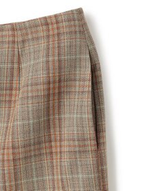 BEIGE， SELMA / チェックウールラッフルスカート