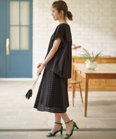 組曲 S 【WEB限定】エンブロイダリーレース フレアスカート