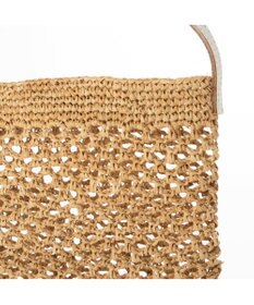 UNBILLION ペルケ perche / マダガスカルラフィア×姫路レザーミニショルダー