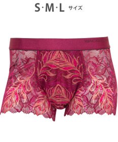 WACOAL MEN WACOAL MEN 【レースボクサー】 ボクサーパンツ フロント快適グラマラス 通気性 スカラ始末(裾部分) 前閉じ レース 下着 メンズ WT3826 /ワコールメン