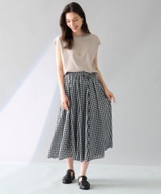 ANY 【洗濯機可】フレンチスリーブニットプルオーバー