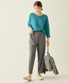 ANY 【6サイズ展開/ウエストゴム】イージーテーパードパンツ