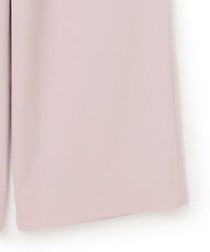 ICB 【洗える】ウォームサテン ワイドストレートカーゴパンツ