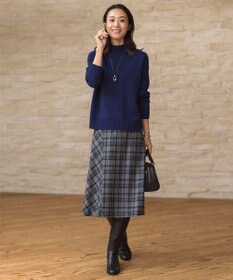 J.PRESS LADIES 【洗える】CASHBIT NEO ハイネック ニット