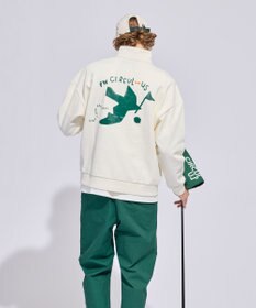 PW CIRCULUS 【MEN】ハーフジップ 裏毛スウェットトップス ゴルフ