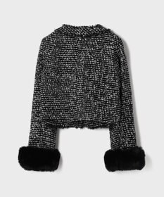 GRACE CONTINENTAL ツイードコンビジャケット