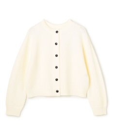 UNFILO 【前後着用可能】ポップコーンニット 2WAYカーディガン エクリュ