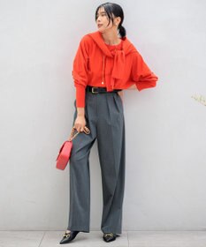 23区 S 【洗える/ご好評につきカラー追加】ヴィスコースストレッチ ドルマン ニット