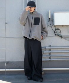 WEGO リバーシブルボアブルゾン