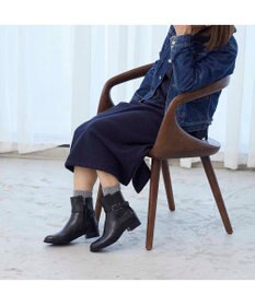 ing <ing>【WEB限定】ベルトデザインミドルブーツ