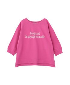 Green Parks 七分袖ロゴ裏毛プルオーバー