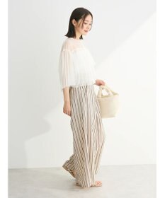 Green Parks ・ＳＵＧＡＲ　ＳＰＯＯＮ　チュールティアードブラウス