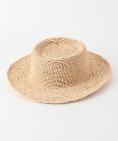 23区 ラフィアデザイン ブリムハット