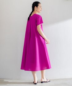 組曲 【洗える・共布ベルト付き】ナチュラル サマードレス