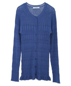 Green Parks プリーツニットカーディガン