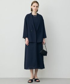 ICB L ドライアセテートスラブ 8分袖ジャケット