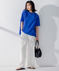 23区 【洗える】ALBINIジャージー バックフレア Tシャツ