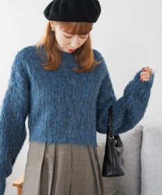 WEGO ブラッシュニットショートプルオーバー