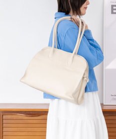 blancle シュリンクレザー ワイドボストン