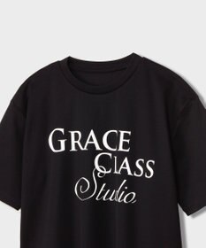 GRACE CONTINENTAL レタードシルケットTシャツ
