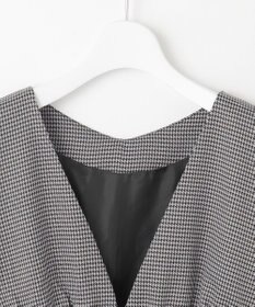 Feroux 【洗える】美シルエット ジャンパースカート