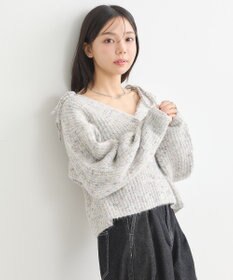 earth music&ecology 【WEB限定】SET2点ショートカーディガン＋リボンキャミソール