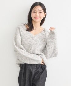 earth music&ecology 【WEB限定】SET2点ショートカーディガン＋リボンキャミソール