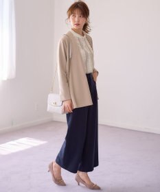 ANY SIS 【洗える】チェーンポイント ワイドパンツ