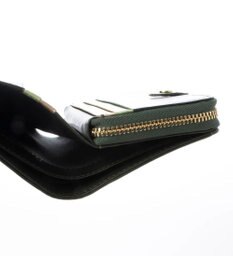 UNBILLION perche ジェムストーンチャームハーフラウンドウォレット